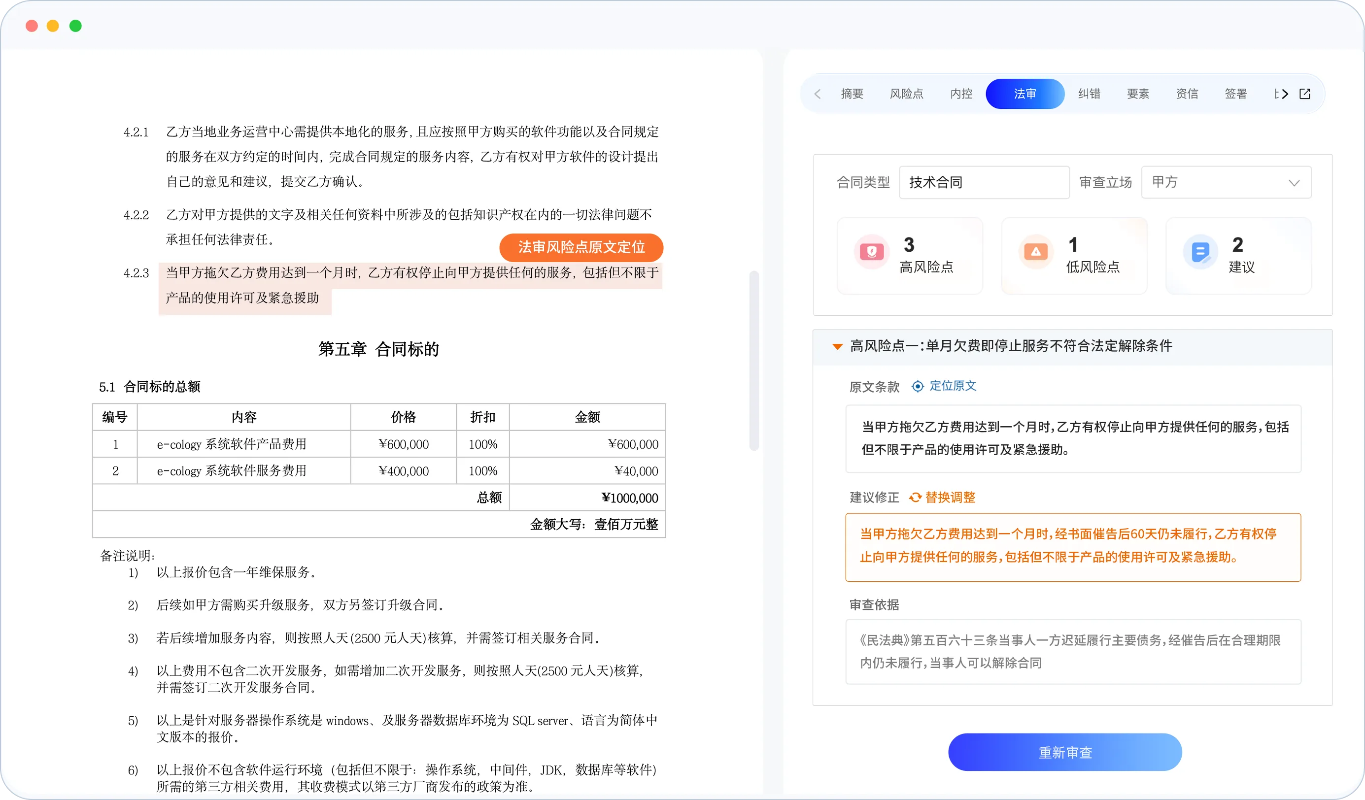 智能合同内控法审